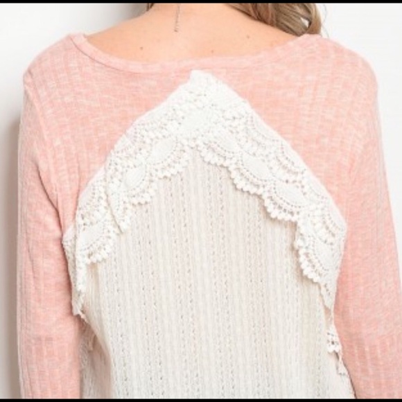 💕1 M left 💕 Light Ribbed Long Sleeved Sweater 💕 - Picture 3 of 3